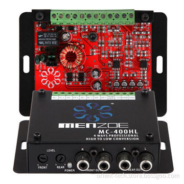 High to Low Conversion Car Amplifier, High Performance 4 Channels Input/Output